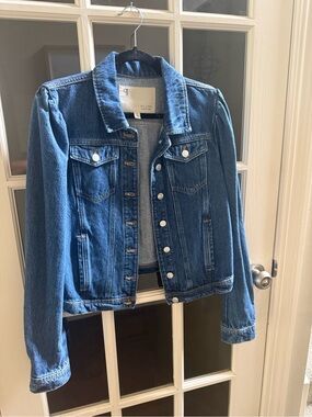 Pilcro Blue Denim Trucker Jacket